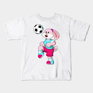 Rabbit at Sports with Soccer Kids T-Shirt